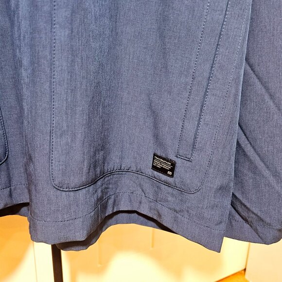 Travis Mathew Full Zip Blue Storm Chaser Golf Jacket Sargasso Sea XL NWT $155 - Picture 5 of 12